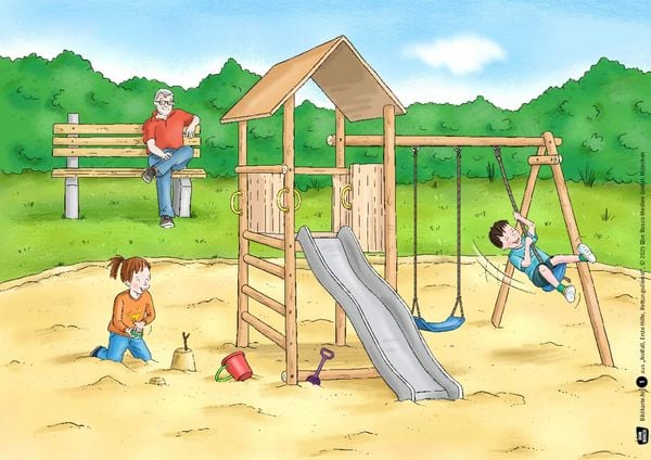 Produktbild: Notfall, Erste Hilfe, Rettungsdienst. Von den Aufgaben der Ersthelfer und was Kinder tun können. Kamishibai Bildkartenset