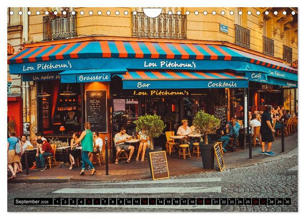 Produktbild: Paris Bistros (Wandkalender 2026 DIN A4 quer), CALVENDO Monatskalender
