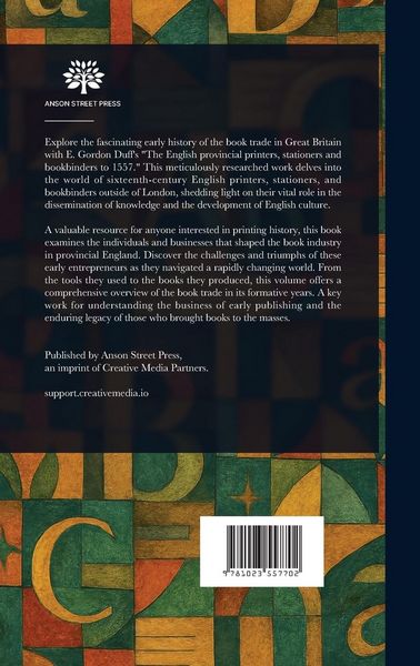 Produktbild: The English Provincial Printers, Stationers and Bookbinders to 1557