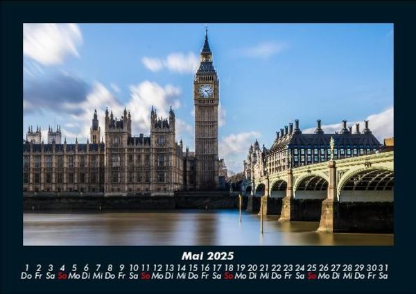 Produktbild: London 2025 Fotokalender DIN A5