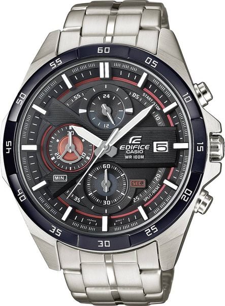 Casio Chronograph Armbanduhr EFR-556DB-1AVUEF (L x B x H) 53.5 x 48.7 x 12.6 mm Silber/Weiß Gehäusematerial=Edelstahl Ma