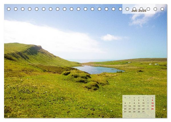 Produktbild: Rauhes Schottland (Tischkalender 2026 DIN A5 quer), CALVENDO Monatskalender
