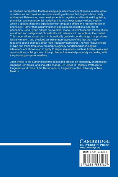 Produktbild: Phonology and Language Use