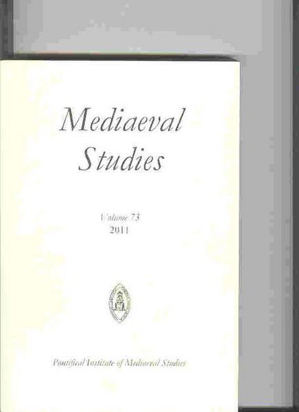 Produktbild: Mediaeval Studies 73 (2011)