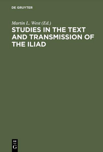 Produktbild: Studies in the Text and Transmission of the Iliad