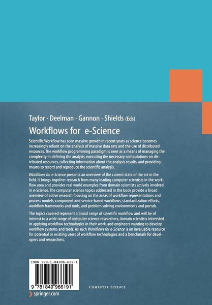 Produktbild: Workflows for e-Science