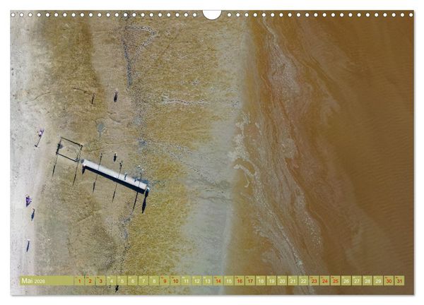 Produktbild: neunziggrad I photoart: das wattenmeer von oben (Wandkalender 2026 DIN A3 quer), CALVENDO Monatskalender