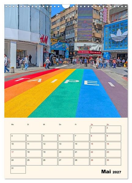 Produktbild: Taiwan &ndash; Traumreise durch Asiens Geheimtipp (Wandkalender 2027 DIN A3 hoch), CALVENDO Monatskalender