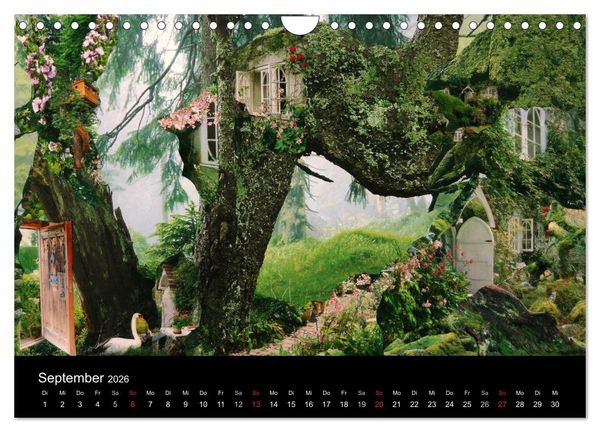 Produktbild: Zauberland (Wandkalender 2026 DIN A4 quer), CALVENDO Monatskalender