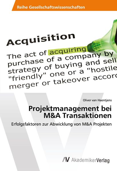 Projektmanagement bei M&A Transaktionen