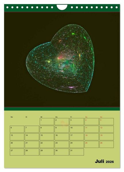 Produktbild: Ganz viel Herz (Wandkalender 2026 DIN A4 hoch), CALVENDO Monatskalender