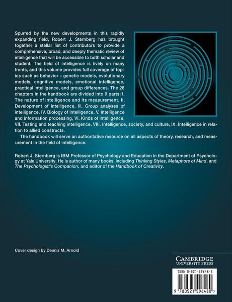 Produktbild: Handbook of Intelligence