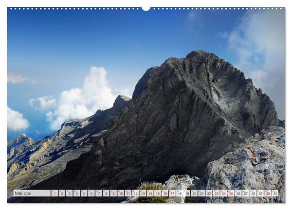 Produktbild: Berge - Die sch&ouml;nsten Gipfel der Welt (Wandkalender 2026 DIN A2 quer), CALVENDO Monatskalender
