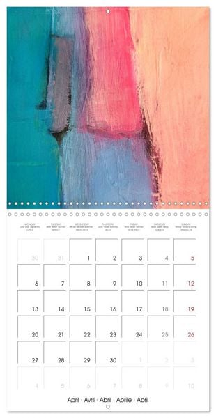 Produktbild: Finding silence in colours (Wall Calendar 2026 12 &times; 12 Inch) CALVENDO 12 Month Wall Calendar