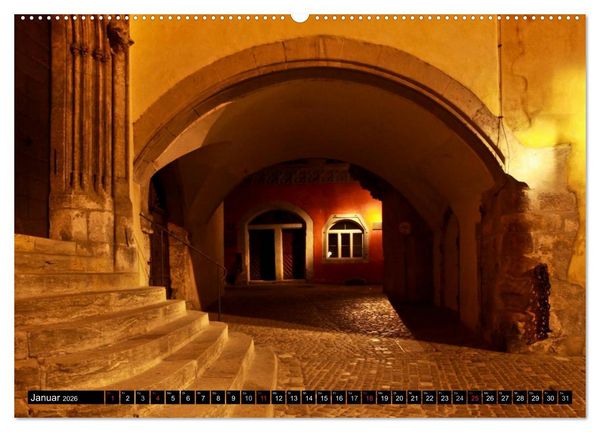 Produktbild: Romantisches Regensburg (hochwertiger Premium Wandkalender 2026 DIN A2 quer), Kunstdruck in Hochglanz