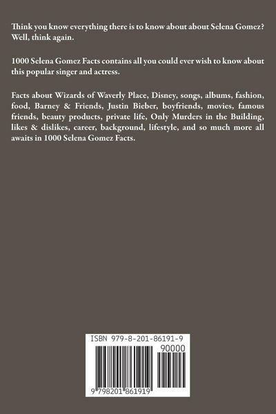 Produktbild: 1000 Selena Gomez Facts