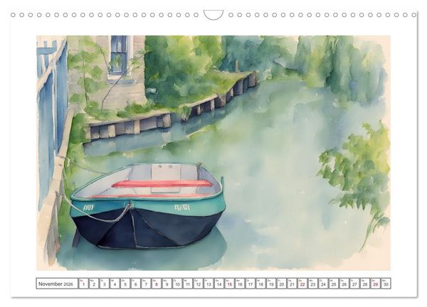 Produktbild: Zauberhafte Motive rund um's Ijsselmeer (Wandkalender 2026 DIN A3 quer), CALVENDO Monatskalender
