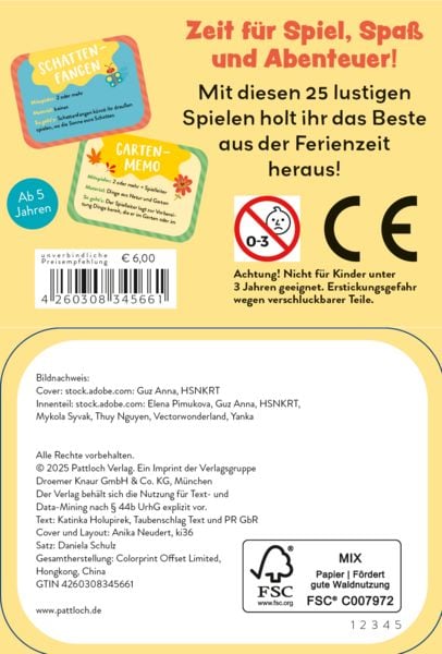 Produktbild: Endlich Ferien! 25 tolle Drau&szlig;en-Spiele