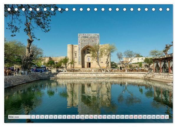 Produktbild: Usbekistan und seine Kultursch&auml;tze (Tischkalender 2026 DIN A5 quer), CALVENDO Monatskalender