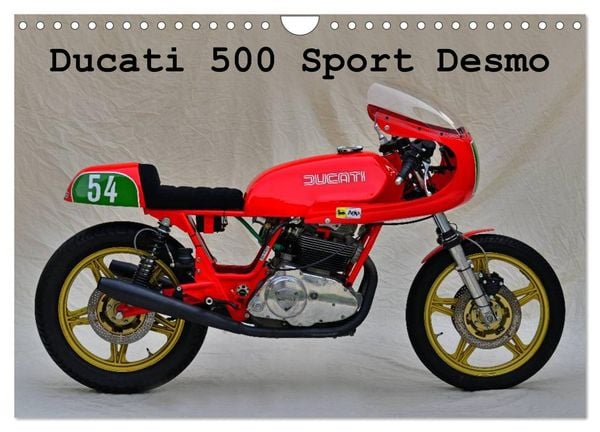 Ducati 500 Sport Desmo (Wandkalender 2026 DIN A4 quer), CALVENDO Monatskalender