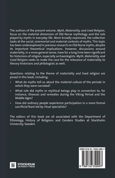 Produktbild: Myth, Materiality, and Lived Religion