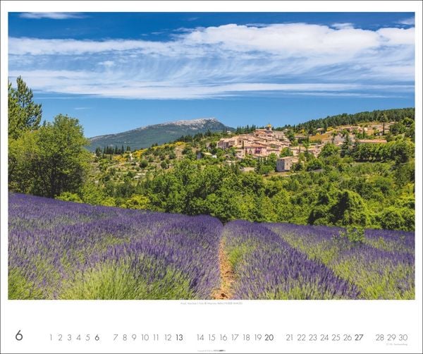 Produktbild: Provence Kalender 2027 - Bl&uuml;hende Lavendelfelder und malerische D&ouml;rfer