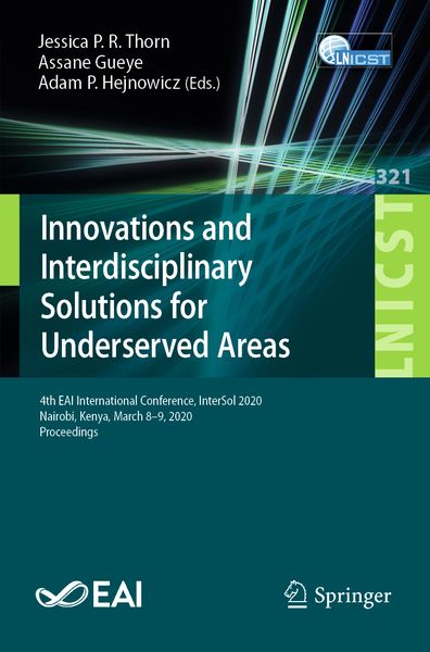Produktbild: Innovations and Interdisciplinary Solutions for Underserved Areas