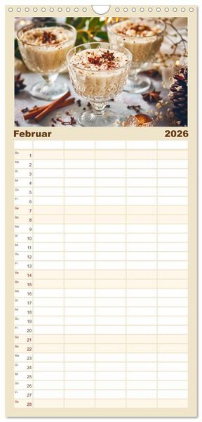 Produktbild: Familienplaner 2026 - Alles Reis oder was?! - Ideen f&uuml;r s&uuml;&szlig;e und herzhafte Reisgerichte mit 5 Spalten (Wandkalender, 21 x 45 cm) CALVENDO