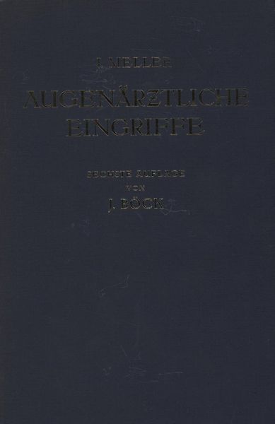 Produktbild: Augen&auml;rztliche Eingriffe