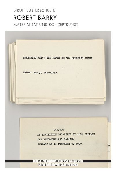 Produktbild: Robert Barry