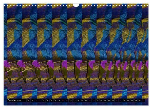 Produktbild: Magische Bilder - 3D Stereogramme (Wandkalender 2026 DIN A3 quer), CALVENDO Monatskalender