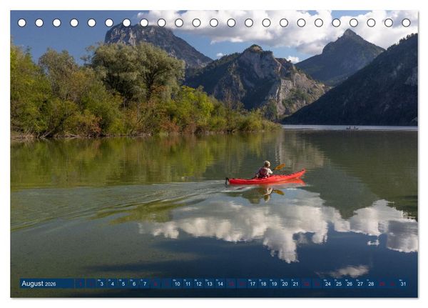 Produktbild: Salzkammergut und Eisenwurzen (Tischkalender 2026 DIN A5 quer), CALVENDO Monatskalender