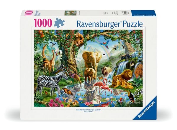Produktbild: Erwachsenenpuzzle 1000 Teile - Abenteuer im Dschungel