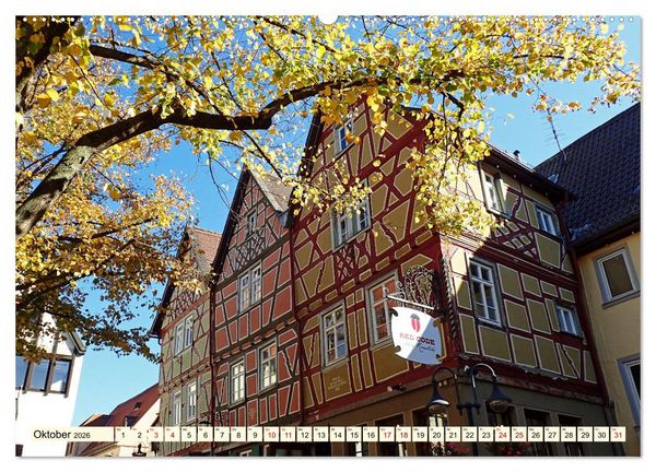 Produktbild: Bensheim a. d. Bergstra&szlig;e - Ein Stadtspaziergang (hochwertiger Premium Wandkalender 2026 DIN A2 quer), Kunstdruck in Hochglanz
