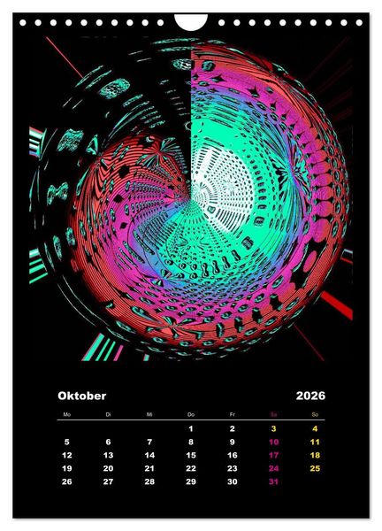 Produktbild: Energie-Spiralen 2026 (Wandkalender 2026 DIN A4 hoch), CALVENDO Monatskalender