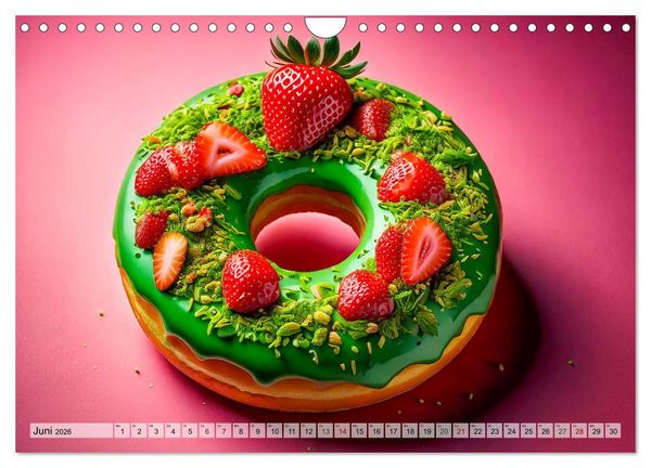 Produktbild: Donuts - Eine Reise durch die Jahreszeiten (Wandkalender 2026 DIN A4 quer), CALVENDO Monatskalender