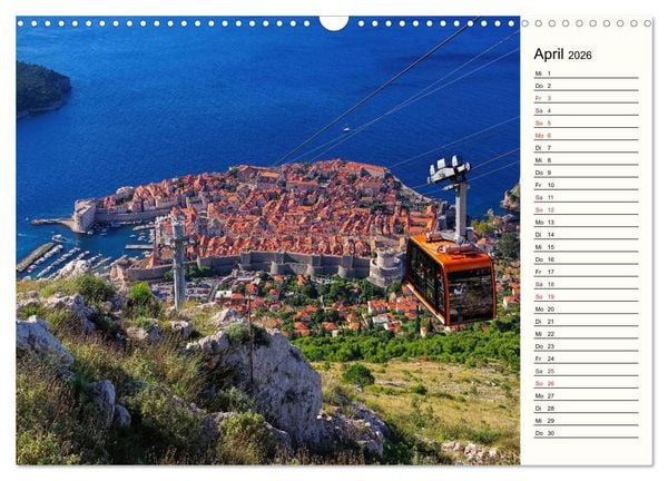 Produktbild: Dubrovnik - Perle der Adria (Wandkalender 2026 DIN A3 quer), CALVENDO Monatskalender