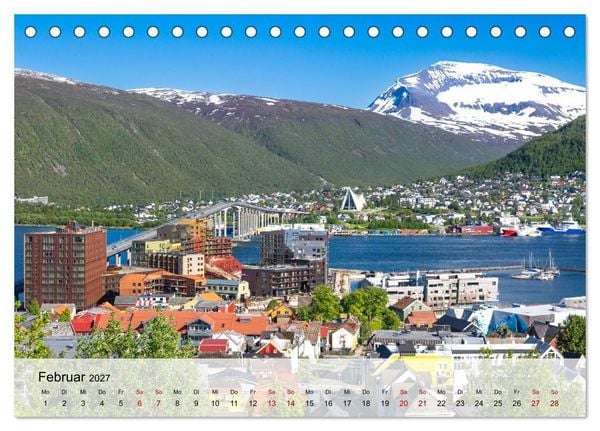 Produktbild: Norwegen Wo die Natur Geschichten erz&auml;hlt (Tischkalender 2027 DIN A5 quer), CALVENDO Monatskalender