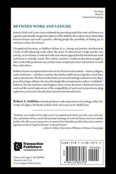 Produktbild: Between Work and Leisure