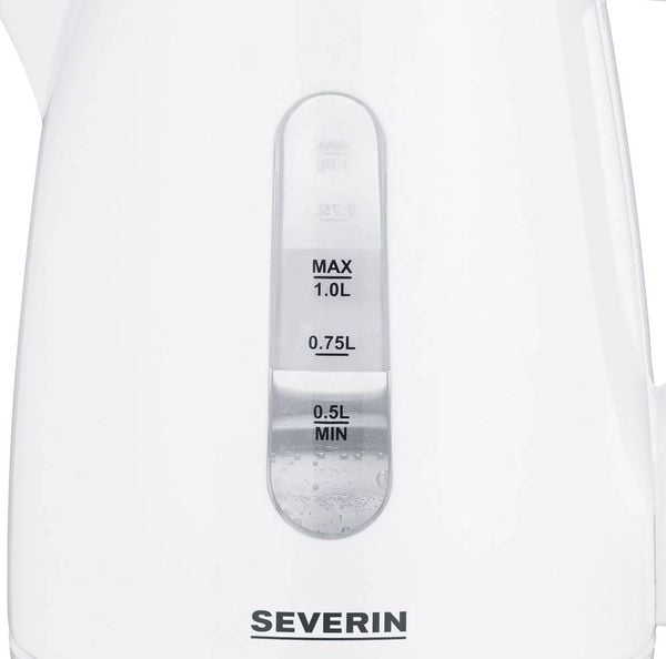 Produktbild: Severin WK 3411 Wasserkocher Wei&szlig; Fassungsverm&ouml;gen: 1l