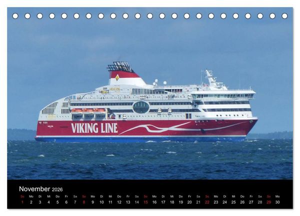 Produktbild: Ostseef&auml;hren (Tischkalender 2026 DIN A5 quer), CALVENDO Monatskalender