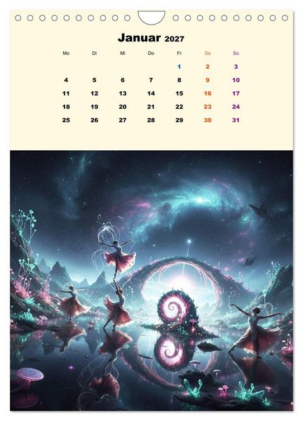 Produktbild: TraumT&auml;nzer - Schritte durch Zeit, Licht und Illusion (Wandkalender 2027 DIN A4 hoch), CALVENDO Monatskalender