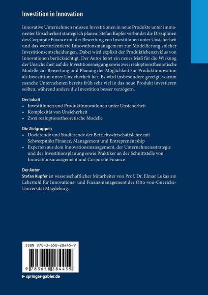 Produktbild: Investition in Innovation