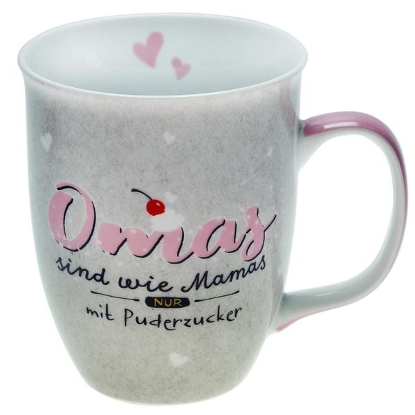 Tasse 'Omas sind wie Mamas nur mit Puderzucker'