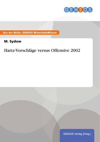 Produktbild: Hartz-Vorschl&auml;ge versus Offensive 2002