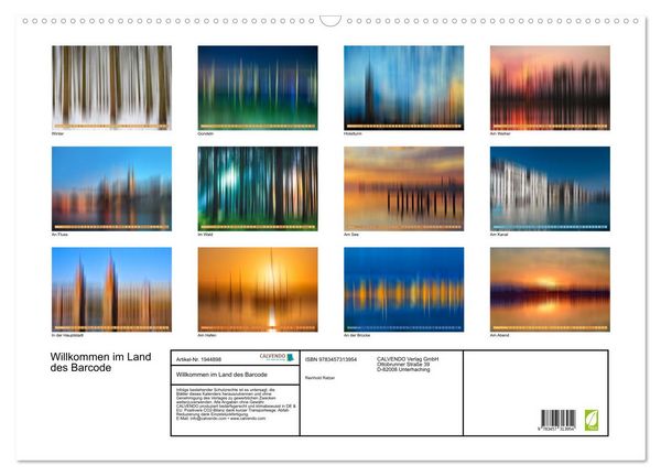 Produktbild: Willkommen im Land des Barcode (Wandkalender 2026 DIN A2 quer), CALVENDO Monatskalender