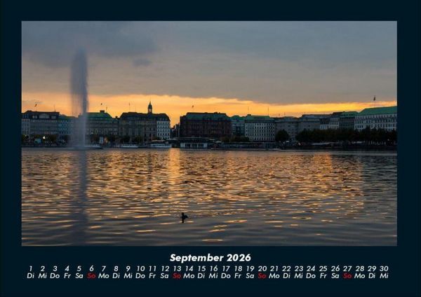 Produktbild: Hamburgs Sch&ouml;nheit 2026 Fotokalender DIN A4