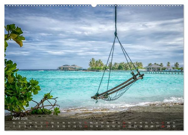 Produktbild: Malediven Impressionen aus dem Paradies (Wandkalender 2026 DIN A2 quer), CALVENDO Monatskalender