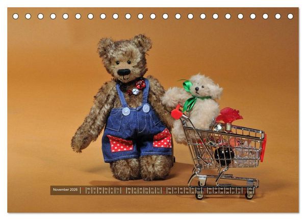 Produktbild: Die Teddys sind los (Tischkalender 2026 DIN A5 quer), CALVENDO Monatskalender