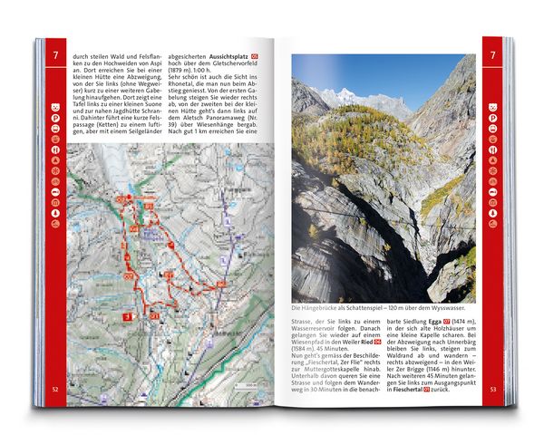 Produktbild: KOMPASS Wanderf&uuml;hrer Wallis, 80 Touren
